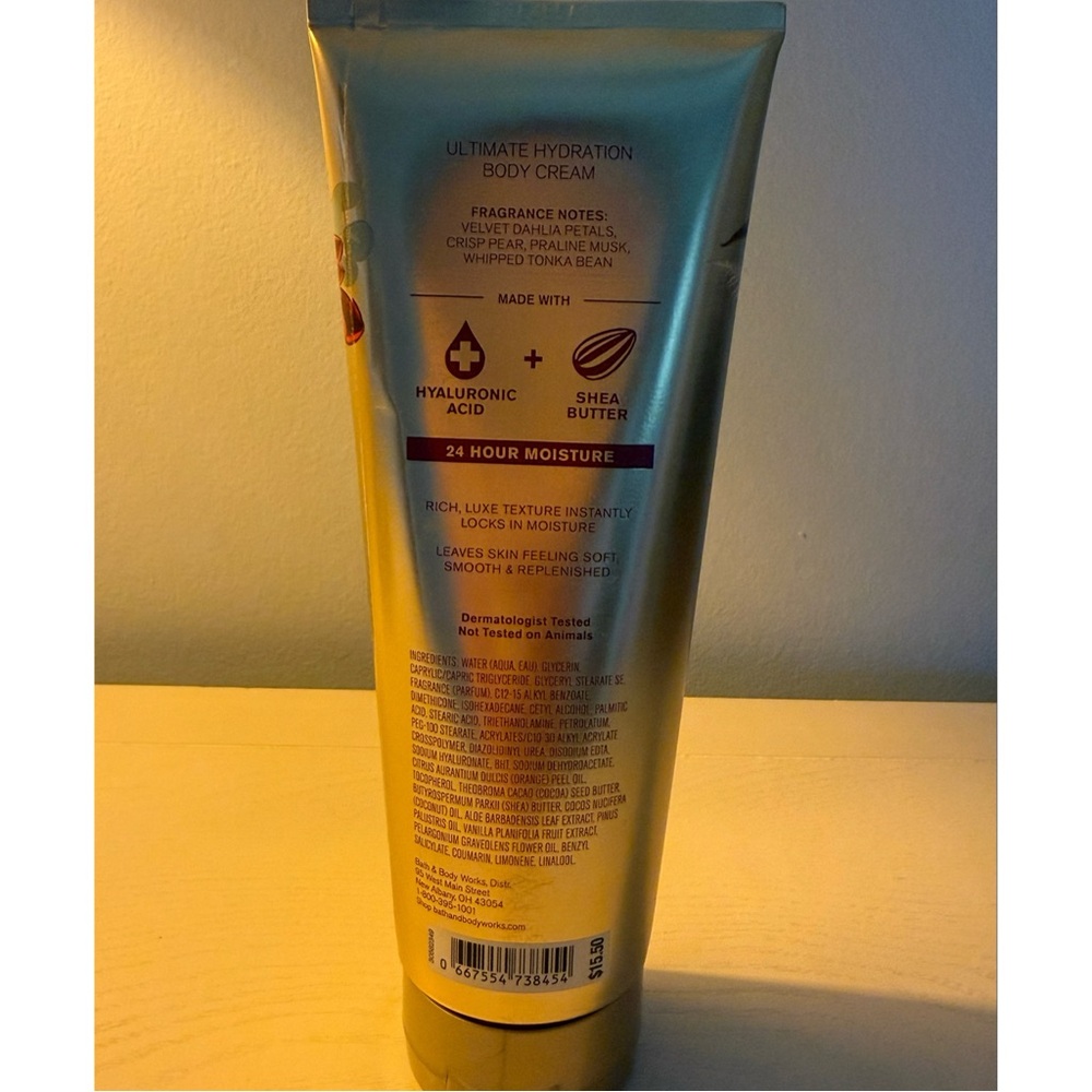 B&BW “Dahlia” Ultimate Hydration Body Cream Lotion / NEW!! - Picture 2 of 2